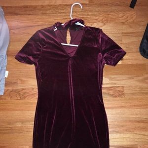 Red velvet dress:)